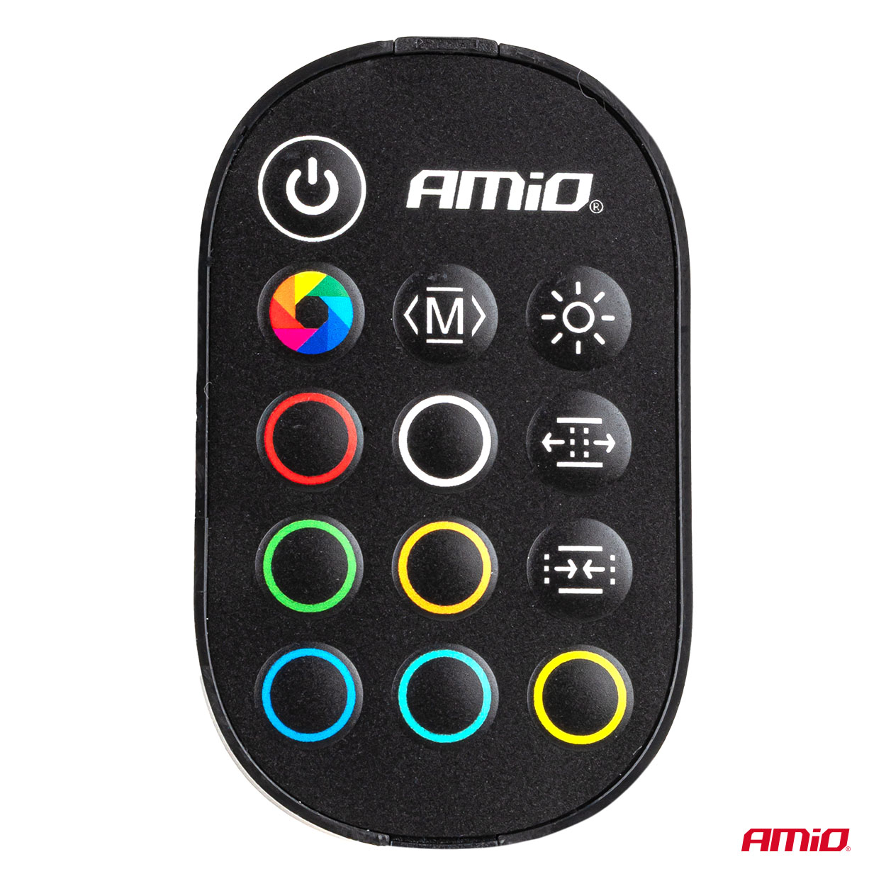 Amio – Ταινία LED RGB 12V 2x30cm Flexible με Τηλεχειριστήριο για Πολύχρωμο Εσωτερικό Φωτισμό & Easy Control – Σετ 2 Τεμ. (04579/AM) - Image 5