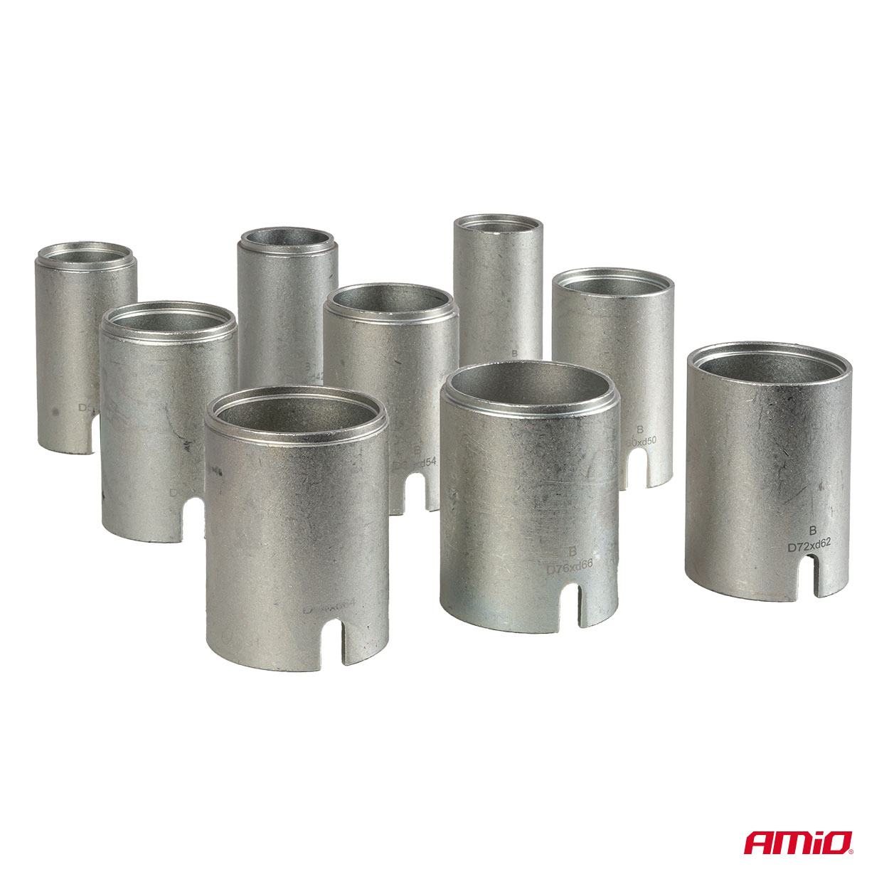 Amio – Σετ Εργαλείων Ρουλεμάν Τροχού & Silent Blocks Heavy Duty για Αφαίρεση και Εγκατάσταση με Ασφαλή Χρήση – Σετ 26 Τεμ. (04772/AM) - Image 5