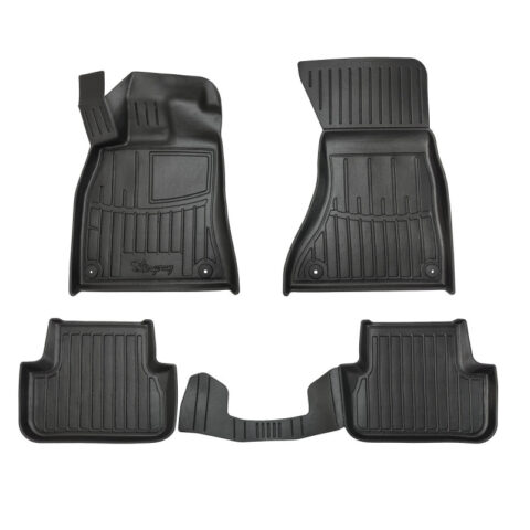 Race Axion - Πατάκια Για Audi A4 (B8) 2007-2015 4πορτο/5πορτο Λάστιχο Σκαφάκια Προστατευτικά Με Κουμπώματα για Επιβατικά Αυτοκίνητα - 5 τεμ. (5030045/ST)