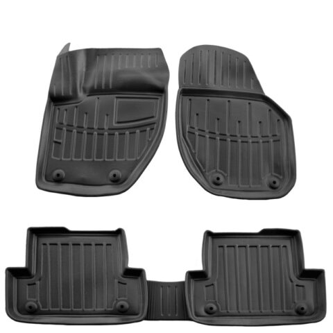 Race Axion - Πατάκια Για Volvo V40 (P521) 2012-2019 5πορτο Λάστιχο Σκαφάκια Προστατευτικά Με Κουμπώματα για Επιβατικά Αυτοκίνητα - 5 τεμ. (5037095/ST)