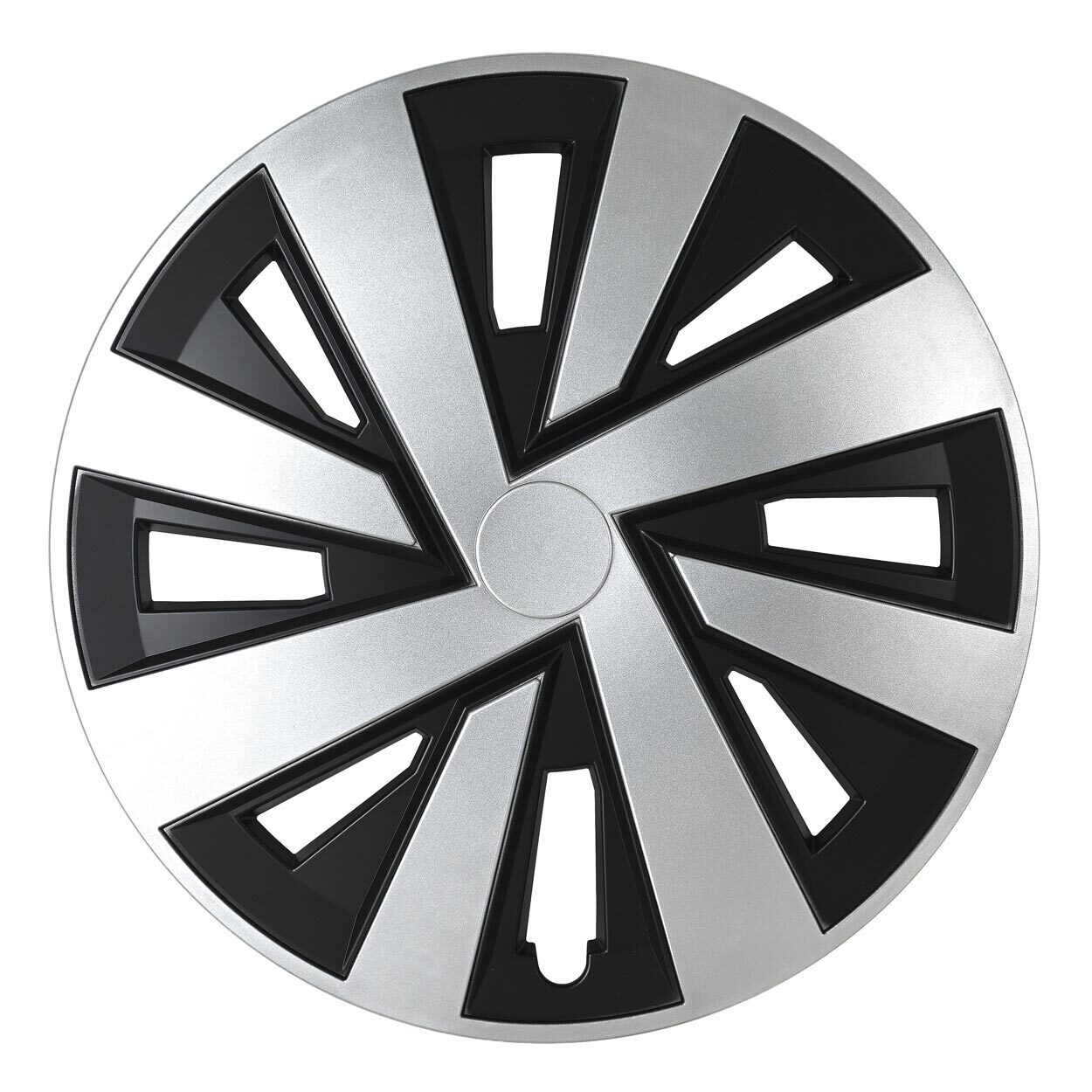 Amio – Τάσι Τροχού Pluton Silver & Black 15" Universal