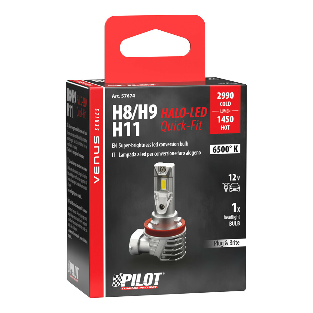 Lampa - LED Λάμπα Αυτοκινήτου Halo Venus Series H8 / H9 / H11 12V 10W Quick-Fit – Υψηλής Φωτεινότητας, Fanless Technology - 1 τεμ. (L5767.4) - Image 3