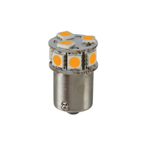 P21W 24/32V Ba15s 50lm 10xSMDx1CHIP LED CAN-BUS (ΦΟΥΝΤΟΥΚΙ) ΠΟΡΤΟΚΑΛΙ ΔΙΑΘΛΑΣΗΣ BLISTER LAMPA - 1 TEM.