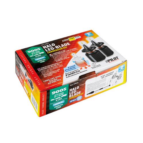 H10/HB3 9005 9-32V P20d 6LED 6.500K 4.000lm 20W CANBUS SEOUL CSP-Y19chips HALO LED BLADE 2ΤΕΜ. - Image 4