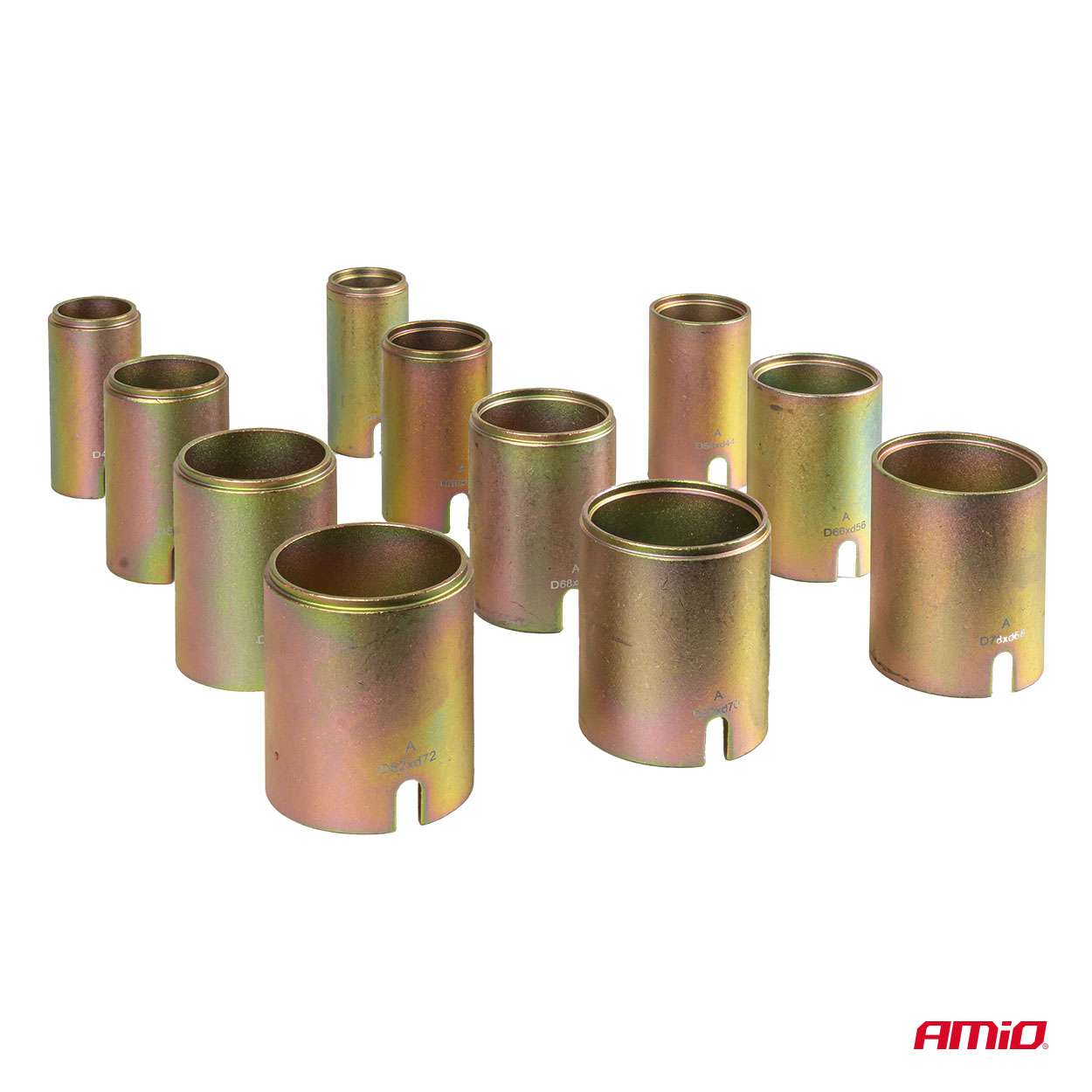 Amio – Σετ Εργαλείων Ρουλεμάν Τροχού & Silent Blocks Heavy Duty για Αφαίρεση και Εγκατάσταση με Ασφαλή Χρήση – Σετ 26 Τεμ. (04772/AM) - Image 6