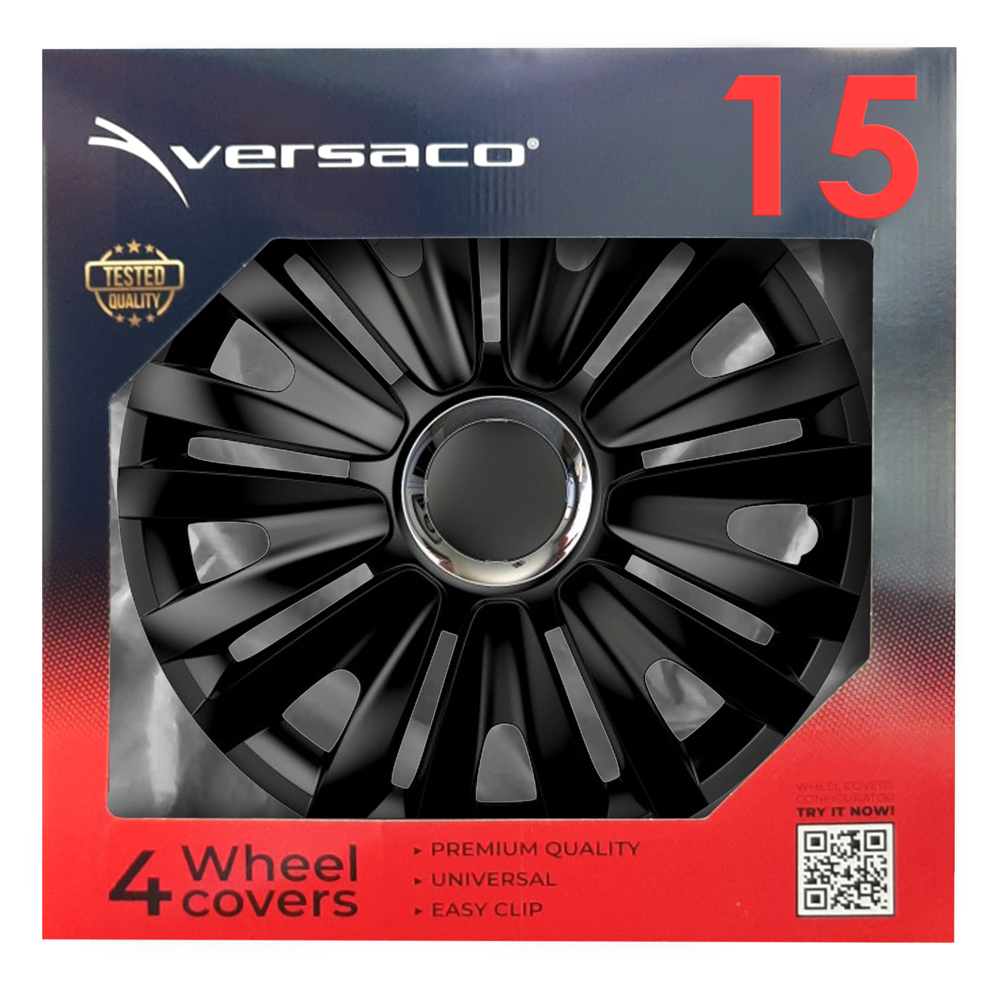 Amio - ΤΑΣΙΑ 15" ROYAL RC BLACK ΣΕΤ ΣΕ ΚΟΥΤΙ - 4 ΤΕΜ (6162/AM) - Image 2