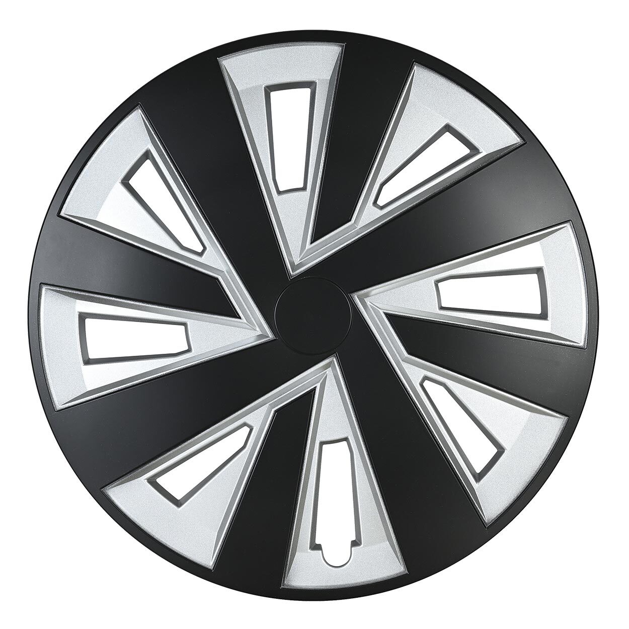 Amio – Τάσι Τροχού Pluton Black & Silver 15" Universal