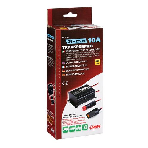 ΜΕΤΑΣΧΗΜΑΤΙΣΤΗΣ ΑΝΑΠΤΗΡΑ ΑΠΟ 24V 5Α ΣΕ 12V 10A 120W ΜΕ ΚΑΛΩΔΙΟ 75cm - Image 6