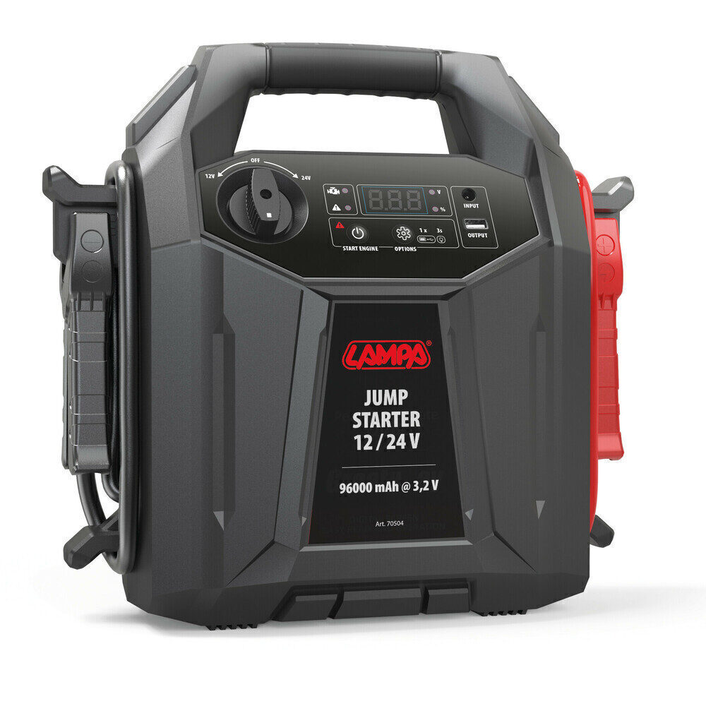 Lampa – Επαγγελματικός Εκκινητής Μπαταρίας 12V/24V LiFePO4 96000mAh