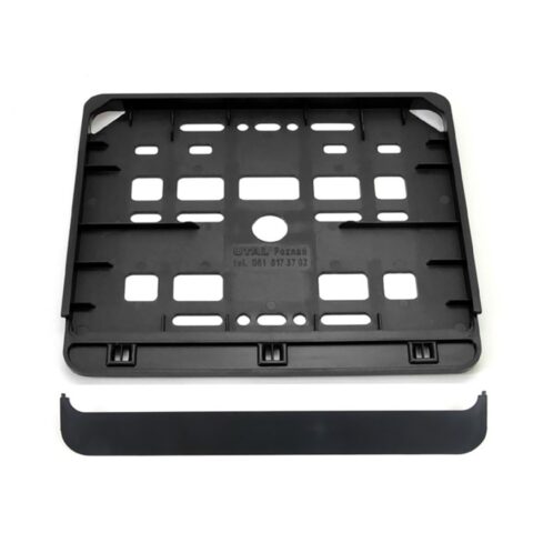 Amio - Πλαστικό Πλαίσιο Πινακίδας Moto (Μαύρο) 150x190 mm – 1 Τεμ. (01166/AM)