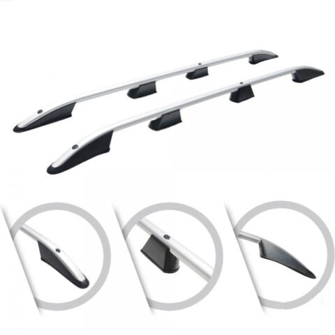 ΜΠΑΡΕΣ ΟΡΟΦΗΣ ΓΙΑ FORD TRANSIT CONNECT / TOURNEO CONNECT / VW CADDY 2021+ ΠΑΡΑΛΛΗΛΕΣ L1 ΑΛΟΥΜΙΝΙΟΥ ΑΣΗΜΙ ΟMTEC - 2 TEMΑΧΙΑ