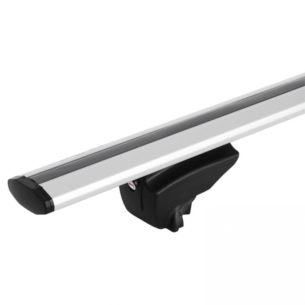 MENABO ΜΠΑΡΕΣ ΟΡΟΦΗΣ ΑΛΟΥΜΙΝΙΟΥ LINCE XL SILVER 135 cm ΣΕ ΑΣΗΜΙ ΧΡΩΜΑ ΓΙΑ Jeep Compass 11/2025 > 5πορτο / SUV ΜΕ FLUSH RAILS - 2 ΤΕΜ (8880/MB) - Image 8