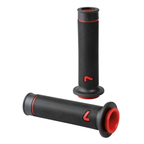 ΧΕΙΡΟΛΑΒΕΣ ΤΙΜΟΝΙΟΥ ΜΗΧΑΝΗΣ SPORT-GRIP ΜΑΥΡΟ/ΚΟΚΚΙΝΟ (22 mm-12cm/25mm-12