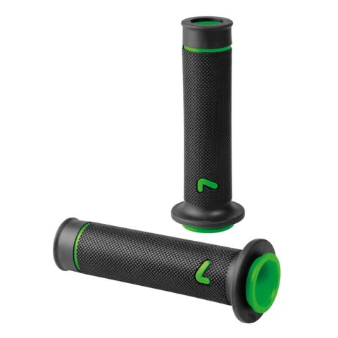 ΧΕΙΡΟΛΑΒΕΣ ΤΙΜΟΝΙΟΥ ΜΗΧΑΝΗΣ SPORT-GRIP ΜΑΥΡΟ/ΠΡΑΣΙΝΟ (22 mm-12cm/25mm-12