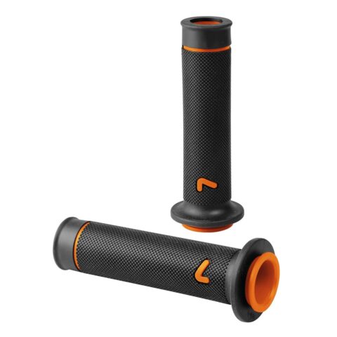 ΧΕΙΡΟΛΑΒΕΣ ΤΙΜΟΝΙΟΥ ΜΗΧΑΝΗΣ SPORT-GRIP ΜΑΥΡΟ/ΠΟΡΤΟΚΑΛΙ (22 mm-12cm/25mm-12