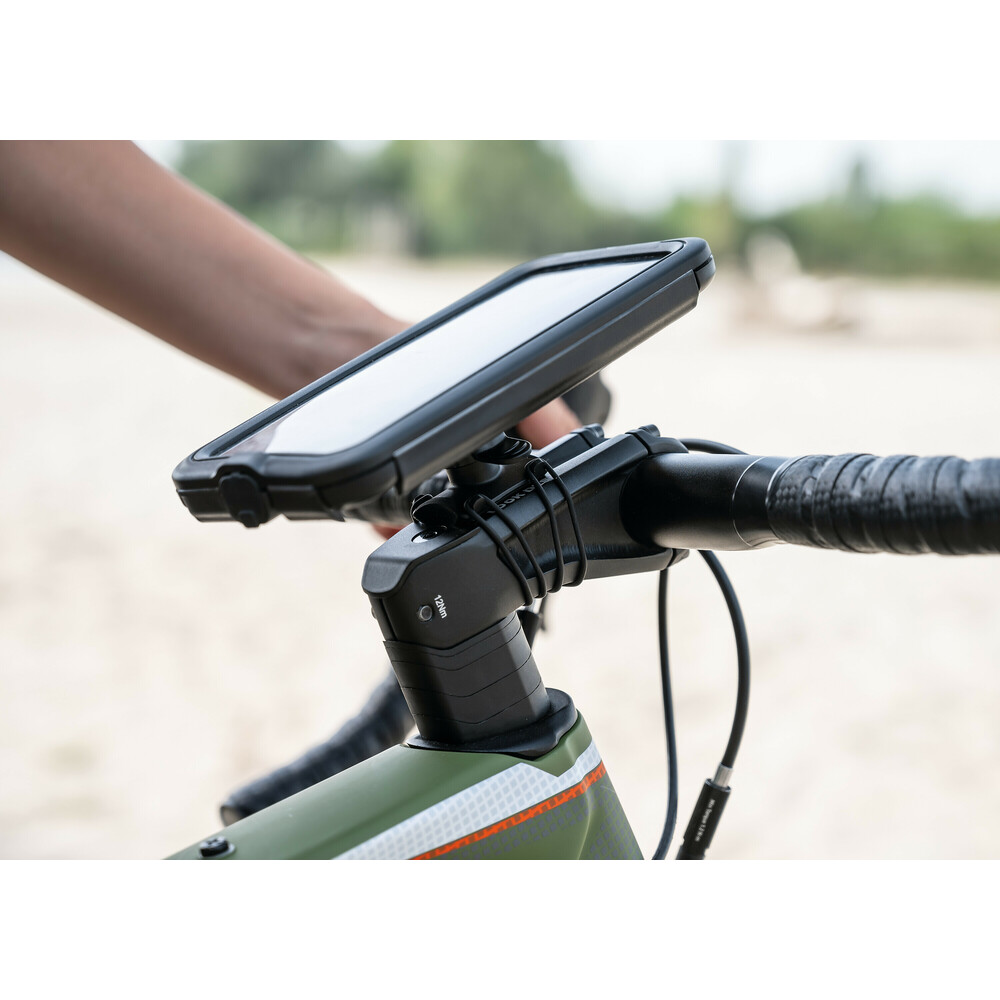 Βάση Στήριξης Κινητού Bike της σειράς Optiline για Τιμόνι Μηχανής, Ποδηλάτου, E-bike, Scooter με διάμετρο από 19 mm έως 35 mm με ρυθμιζόμενους EPDM ιμάντες δέσης και σύστημα Duolock, συμβατή με Θήκες ή Αντάπτορες Κινητού Optiline - Image 12