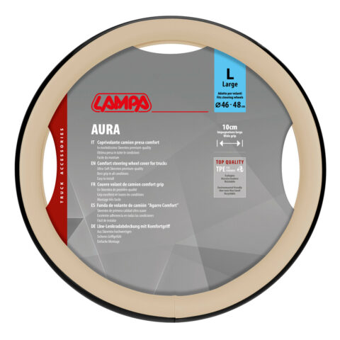 Lampa - Κάλυμμα Τιμονιού Φορτηγού Aura Skeentex Μπεζ Μέγεθος L ?46–48cm Ultra-Soft