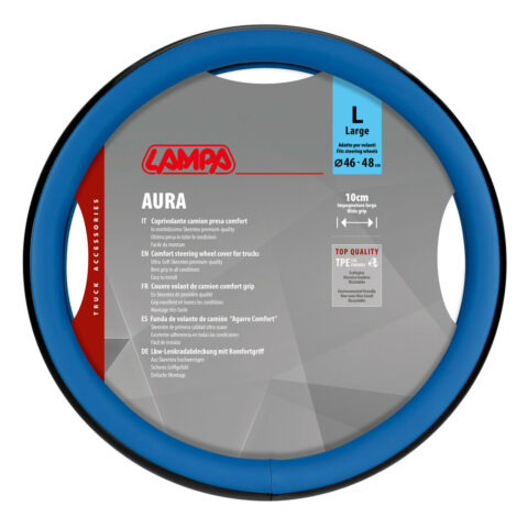 Lampa - Κάλυμμα Τιμονιού Φορτηγού Aura Skeentex Μπλε Μέγεθος L ?46–48cm Ultra-Soft