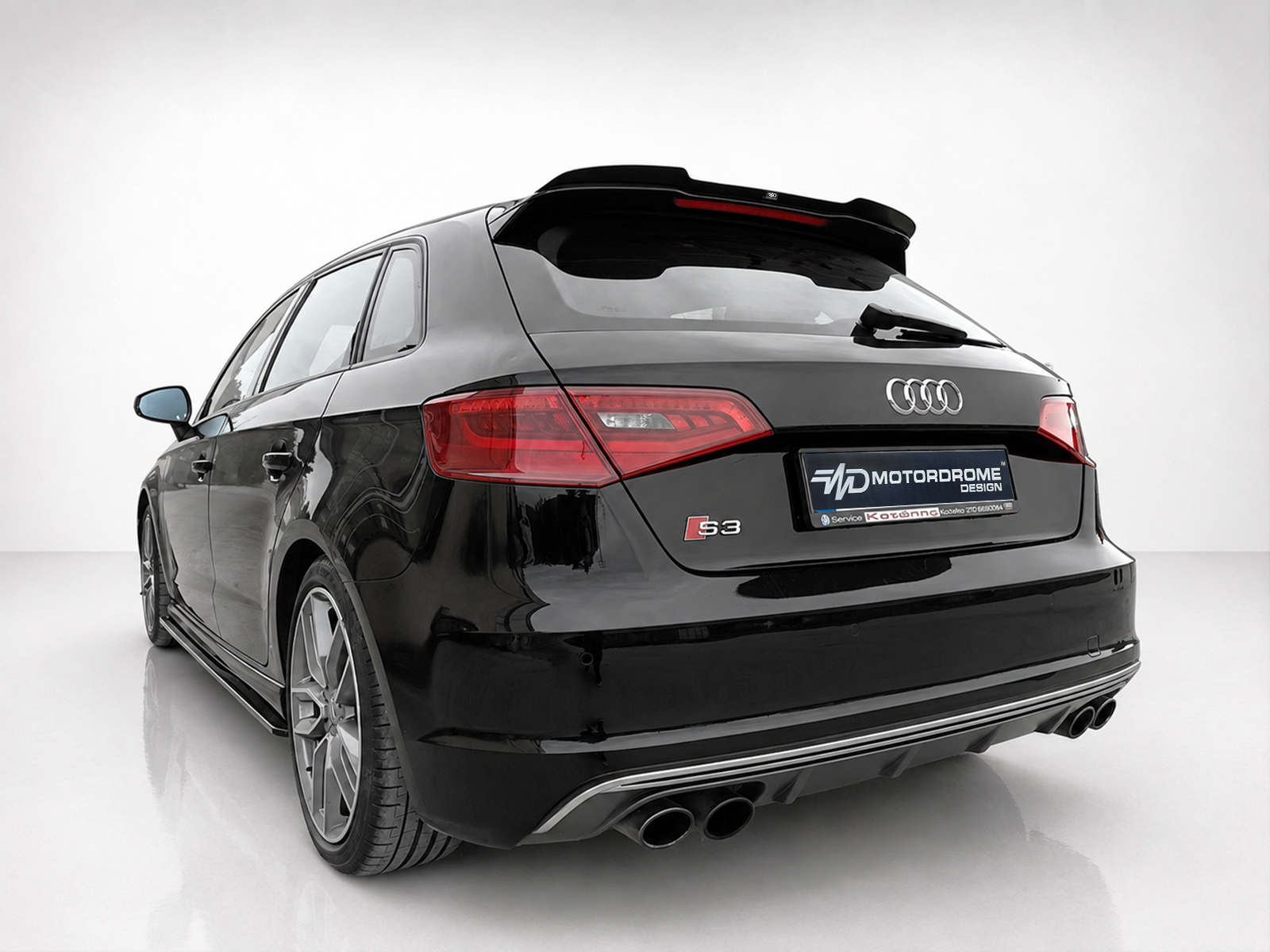 Motordrome - Επιπρόσθετη Αεροτομή για Audi S3 / A3 S-Line 8V / 8V FL Hatchback / Sportback - 1 Τεμ. (A-487) - Image 6
