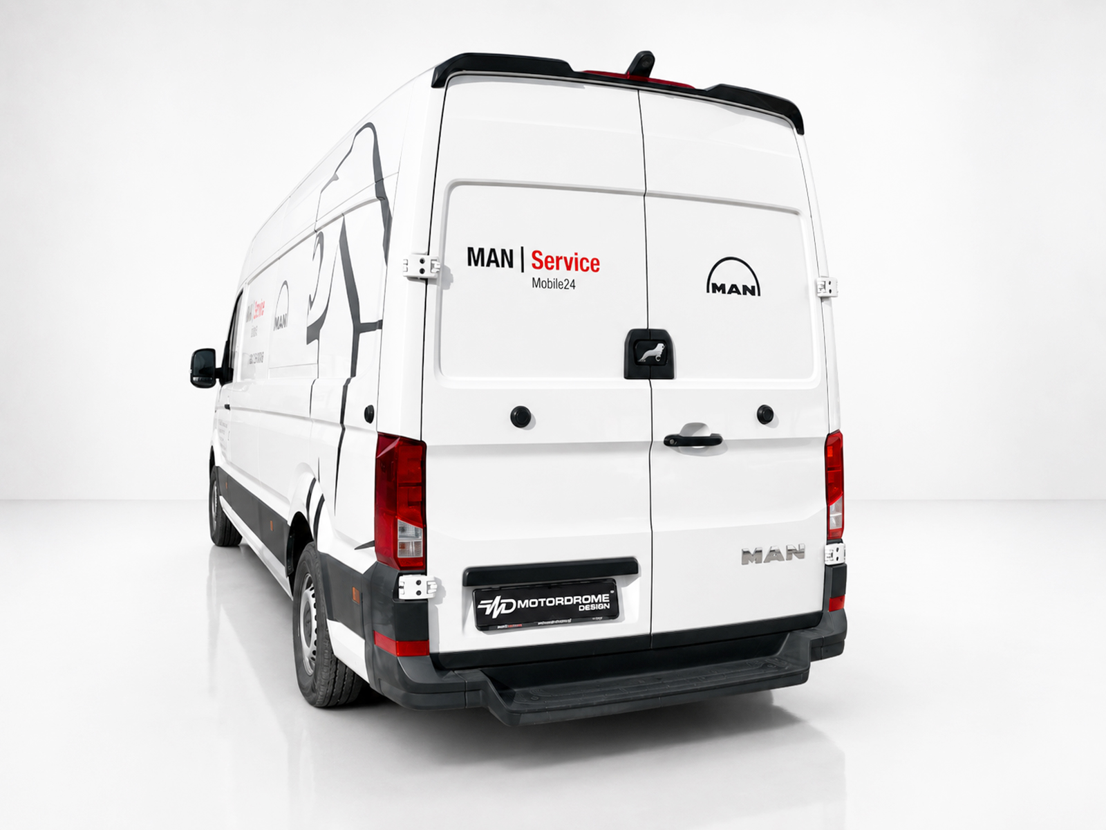 Motordrome - Αεροτομή Οροφής V.1 Διπλή Πόρτα για Volkswagen Crafter Mk2 High Roof H2 / MAN TGE High Roof H2 - 1 Τεμ. (A-561) - Image 2