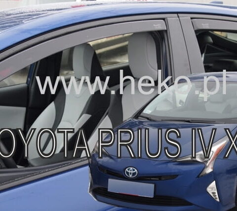 ΑΝΕΜΟΘΡΑΥΣΤΕΣ ΓΙΑ TOYOTA PRIUS 5D 2016+ ΣΕΤ ΑΥΤΟΚΙΝΗΤΟΥ ΑΠΟ ΕΥΚΑΜΠΤΟ ΦΙΜΕ ΠΛΑΣΤΙΚΟ HEKO - 4 ΤΕΜ.