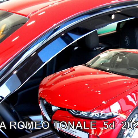 ΑΝΕΜΟΘΡΑΥΣΤΕΣ ΓΙΑ ALFA ROMEO TONALE 5D 2020- ΖΕΥΓΑΡΙ ΑΠΟ ΕΥΚΑΜΠΤΟ ΦΙΜΕ ΠΛΑΣΤΙΚΟ HEKO - 2 ΤΕΜ.