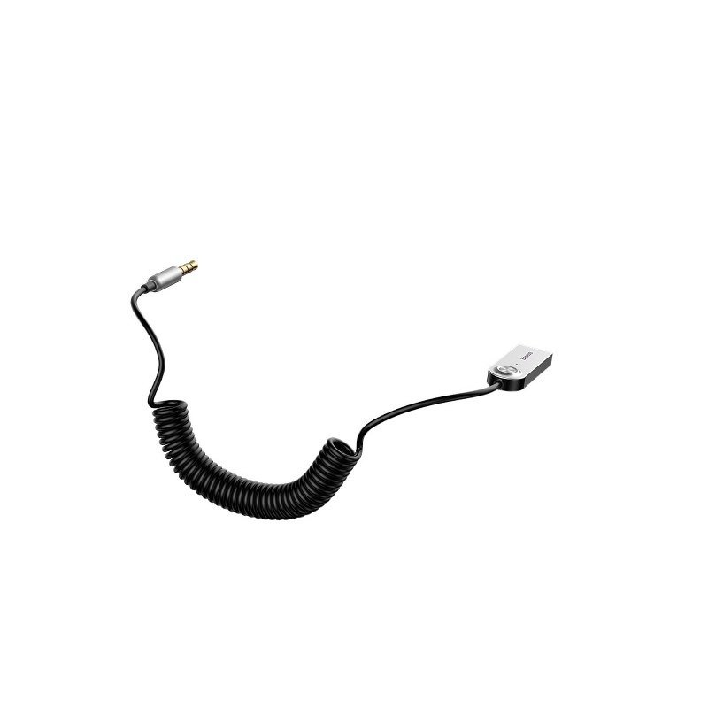 Amio - ΑΝΤΑΠΤΟΡΑΣ AUDIO BLUETOOTH 5.0 ΑΠΟ USB ΣΕ AUX ΜΑΥΡΟ ΣΠΙΡΑΛ - 1 τεμ. (BAS29048/AM) - Image 3