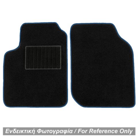 ΠΑΤΑΚΙΑ ΜΟΚΕΤΑ ΓΙΑ MERCEDES SMART ROADSTER 452 1998-2006 ΜΑΥΡΟ ΜΕ ΜΠΛΕ ΡΕΛΙ RACE AXION - 2 ΤΕΜ.