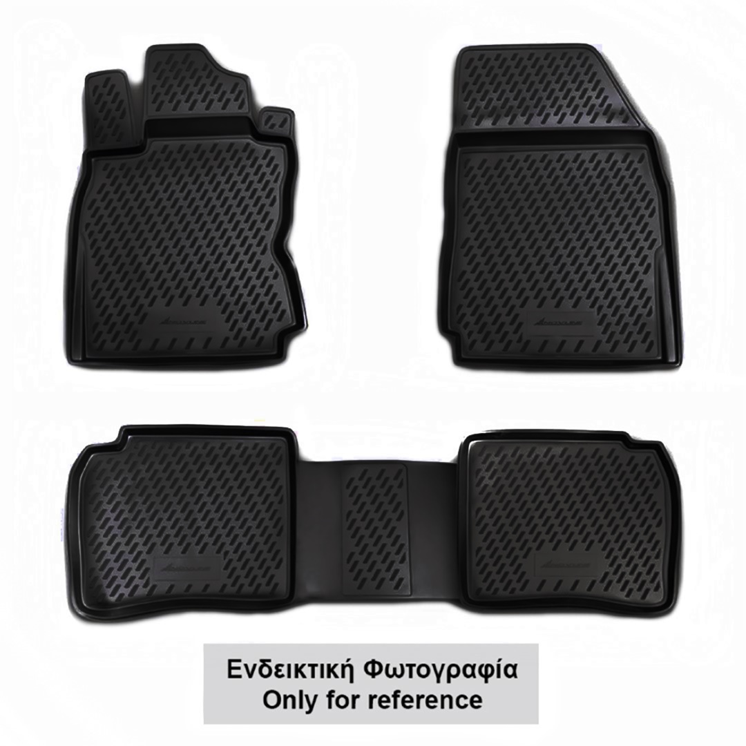 ΠΑΤΑΚΙΑ ΣΕ ΣΚΑΦΗ TPE ΛΑΣΤΙΧΟ ΓΙΑ KIA CERATO 2018+ ΣΕ ΜΑΥΡΟ ΧΡΩΜΑ NOVLINE - 4 ΤΕΜ.