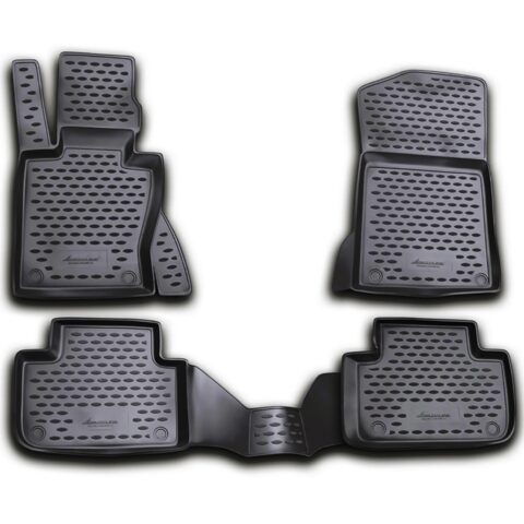 ΠΑΤΑΚΙΑ ΣΕ ΣΚΑΦΗ TPE ΛΑΣΤΙΧΟ ΓΙΑ ΓΙΑ BMW X3 E83 2004-2010 ΣΕ ΜΑΥΡΟ ΧΡΩΜΑ NOVLINE - 4 ΤΕΜ