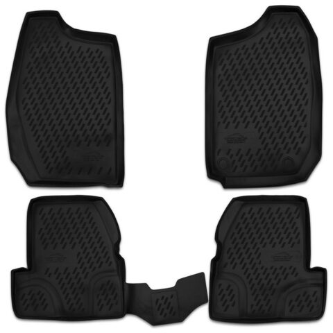 ΠΑΤΑΚΙΑ ΣΕ ΣΚΑΦΗ TPE ΛΑΣΤΙΧΟ ΓΙΑ SUZUKI JIMNY 3D 2001-2018 ΣΕ ΜΑΥΡΟ ΧΡΩΜΑ NOVLINE - 4 ΤΕΜ.