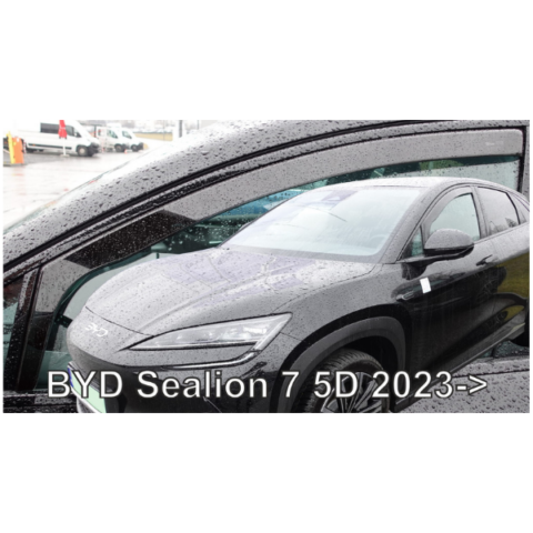 ΑΝΕΜΟΘΡΑΥΣΤΕΣ ΓΙΑ BYD 7 5D 2023+ ΖΕΥΓΑΡΙ ΑΠΟ ΕΥΚΑΜΠΤΟ ΦΙΜΕ ΠΛΑΣΤΙΚΟ HEKO - 2 ΤΕΜ.