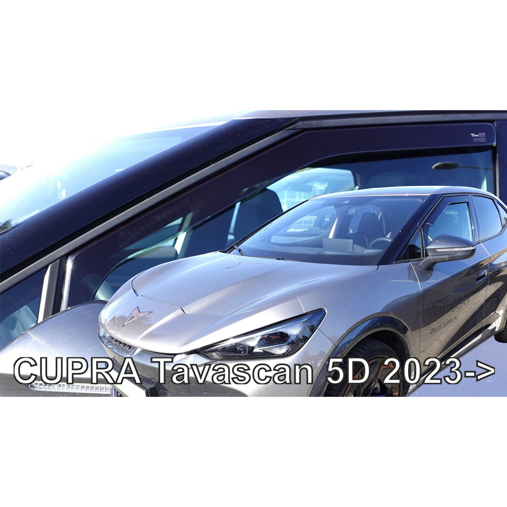 ΑΝΕΜΟΘΡΑΥΣΤΕΣ ΓΙΑ CUPRA TAVASCAN 5D 2023+ ΖΕΥΓΑΡΙ ΑΠΟ ΕΥΚΑΜΠΤΟ ΦΙΜΕ ΠΛΑΣΤΙΚΟ HEKO - 2 ΤΕΜ