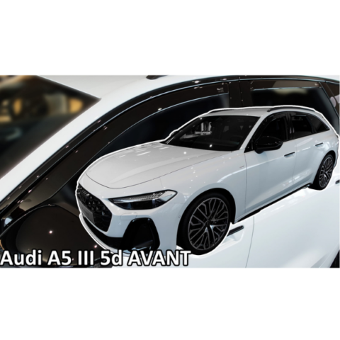 ΑΝΕΜΟΘΡΑΥΣΤΕΣ ΓΙΑ AUDI A5 3 (B10) 5D 2024+ ΣΕΤ ΑΥΤΟΚΙΝΗΤΟΥ ΑΠΟ ΕΥΚΑΜΠΤΟ ΦΙΜΕ ΠΛΑΣΤΙΚΟ HEKO - 4 ΤΕΜ.
