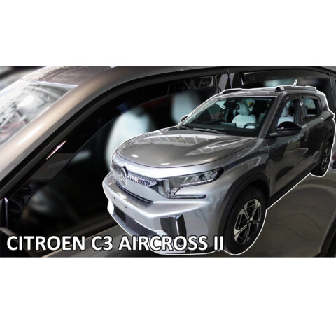 ΑΝΕΜΟΘΡΑΥΣΤΕΣ ΓΙΑ CITROEN C3 AIRCROSS / e-C3 AIRCROSS 5D 2024+ ΣΕΤ ΑΥΤΟΚΙΝΗΤΟΥ ΑΠΟ ΕΥΚΑΜΠΤΟ ΦΙΜΕ ΠΛΑΣΤΙΚΟ HEKO - 4 ΤΕΜ.