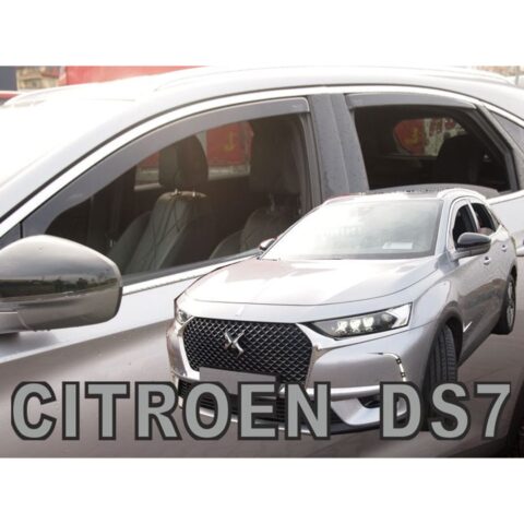 ΑΝΕΜΟΘΡΑΥΣΤΕΣ ΓΙΑ CITROEN DS7 CROSSBACK 5D 2018+ ΣΕΤ ΑΥΤΟΚΙΝΗΤΟΥ ΑΠΟ ΕΥΚΑΜΠΤΟ ΦΙΜΕ ΠΛΑΣΤΙΚΟ HEKO - 4 ΤΕΜ.
