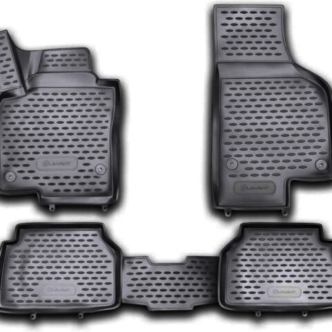 ΠΑΤΑΚΙΑ ΣΕ ΣΚΑΦΗ TPE ΛΑΣΤΙΧΟ ΓΙΑ VW TIGUAN 5D 10/2007-2016   ΣΕ ΜΑΥΡΟ ΧΡΩΜΑ NOVLINE - 4 ΤΕΜ.