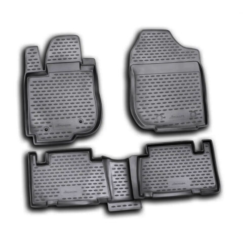 ΠΑΤΑΚΙΑ ΣΕ ΣΚΑΦΗ TPE ΛΑΣΤΙΧΟ ΓΙΑ TOYOTA RAV4 2013-2019 ΣΕ ΜΑΥΡΟ ΧΡΩΜΑ NOVLINE - 4 ΤΕΜ.