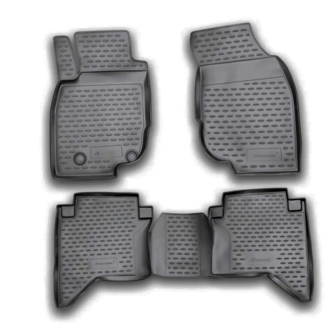 ΠΑΤΑΚΙΑ ΣΕ ΣΚΑΦΗ TPE ΛΑΣΤΙΧΟ ΓΙΑ TOYOTA HILUX 4D 2011-2015  ΣΕ ΜΑΥΡΟ ΧΡΩΜΑ NOVLINE - 4 ΤΕΜ.