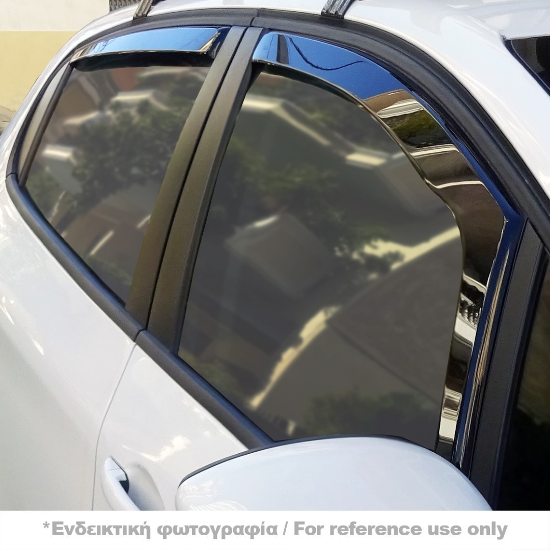ΑΝΕΜΟΘΡΑΥΣΤΕΣ ΓΙΑ CUPRA BORN 5D 2021+ ΣΕΤ ΑΥΤΟΚΙΝΗΤΟΥ ΑΠΟ ΕΥΚΑΜΠΤΟ ΦΙΜΕ ΠΛΑΣΤΙΚΟ HEKO - 4 ΤΕΜ. - Image 2