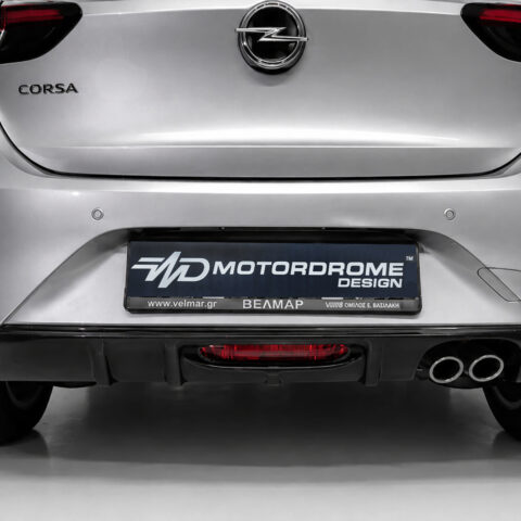Motordrome - Πίσω Διαχύτης με Διπλή Εξάτμιση για Opel Corsa F GS-Line (2019-) - 1 Τεμ.  (K163-004)
