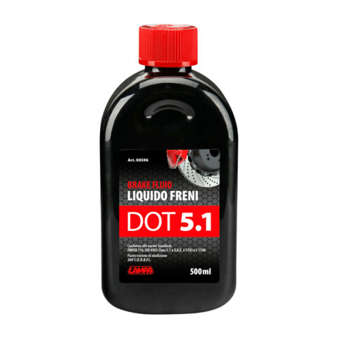 ΥΓΡΟ ΦΡΕΝΩΝ DOT 5.1 - FMVSS 116 / ISO 4925 CLASS 5.1 / SAE J-1704 500ml LAMPA  - 1 ΤΕΜ.