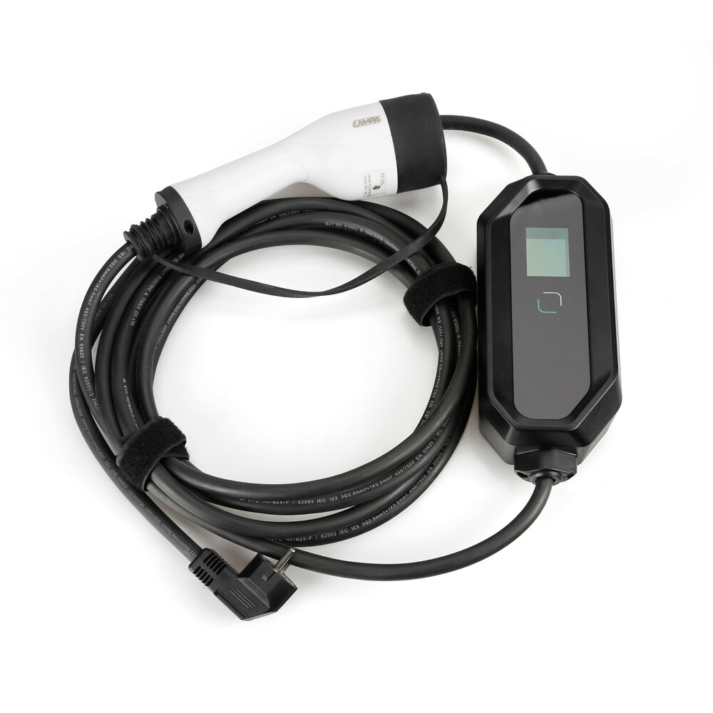 ΦΟΡΤΙΣΤΗΣ ΗΛΕΚΤΡΙΚΩΝ ΑΥΤΟΚΙΝΗΤΩΝ TYPE 2 CHARGING STATION ΜΕ ΟΙΚΙΑΚΗ ΠΡΙΖΑ 230V & ΚΑΛΩΔΙΟ 5m LAMPA - 1 ΤΕΜ. - Image 3