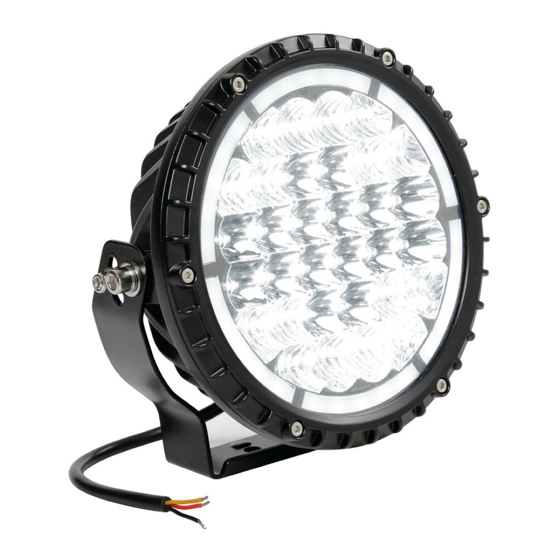 ΠΡΟΒΟΛΕΑΣ BEXTAR 10-30V 62 LED 73W 6.500Κ 6080lm ΚΑΡΦΙ ΜΕ NEON ΘΕΣΕΩΣ ΣΤΡΟΓΓΥΛΟΣ (195x205x65 mm) -1ΤΕΜ. - Image 3