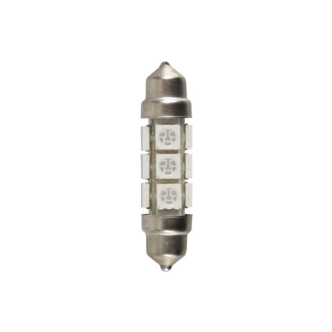 ΛΑΜΠΑΚΙ ΠΛΑΦΟΝΙΕΡΑΣ 24/28V 11x43mm 205lm 12xSMD LED ΠΡΑΣΙΝΟ ΔΙΠΛΗΣ ΠΟΛΙΚΟΤΗΤΑΣ LAMPA - 20 ΤΕΜ.