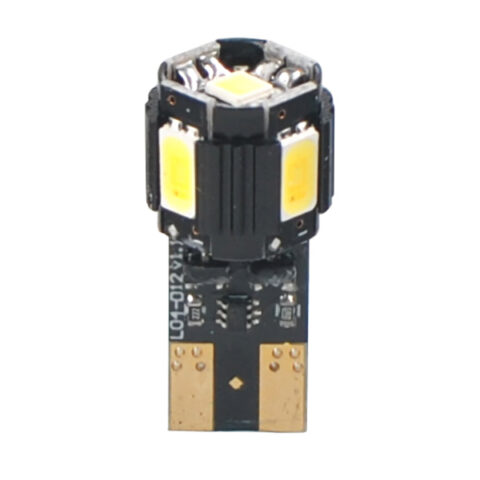M-Tech - Λάμπες Led Τύπου T10 W5W Canbus Για Επιβατικά Αυτοκίνητα 12V 4xSMD5630+1xHP Θερμό Λευκό (W2