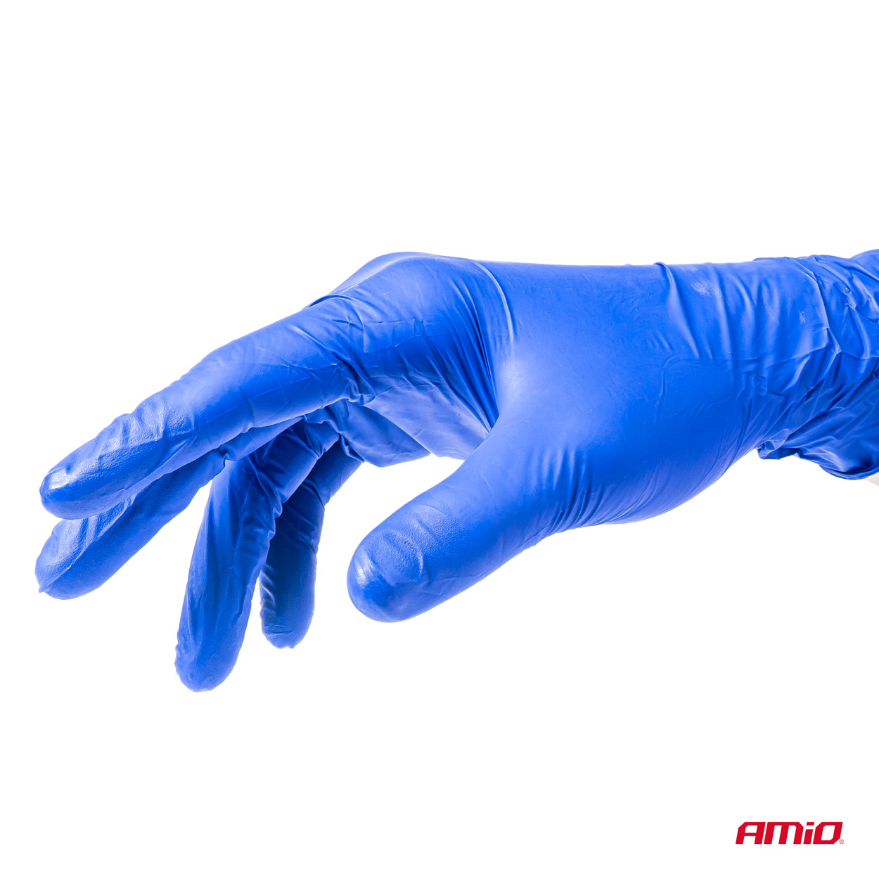 Amio - ΓΑΝΤΙΑ ΝΙΤΡΙΛΙΟΥ MERCATOR NITRYLEX BASIC ΣΕ ΜΠΛΕ ΧΡΩΜΑ X-LARGE (XL) - 100 ΤΕΜ. (MER02959/AM) - Image 4