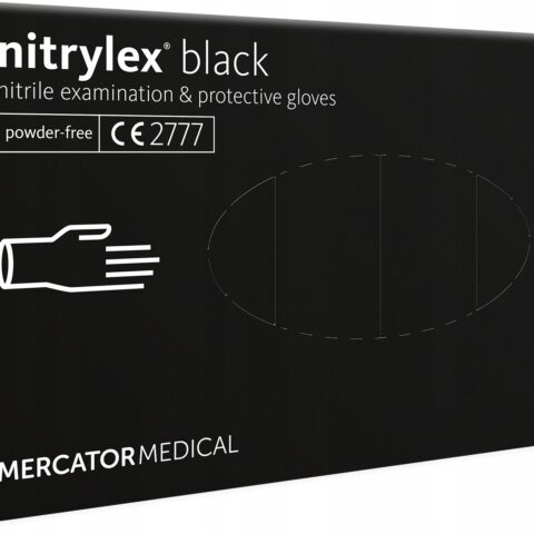 Amio - ΓΑΝΤΙΑ ΝΙΤΡΙΛΙΟΥ MERCATOR NITRYLEX BASIC ΣΕ ΜΑΥΡΟ ΧΡΩΜΑ ΧLARGE (ΧL) - 100 Τεμ. (MER13529/AM)