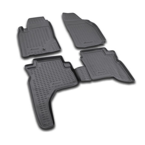 ΠΑΤΑΚΙΑ ΣΕ ΣΚΑΦΗ TPE ΛΑΣΤΙΧΟ ΓΙΑ MITSUBISHI PAJERO SPORT 1997-2008  ΣΕ ΜΑΥΡΟ ΧΡΩΜΑ NOVLINE - 4 ΤΕΜ.