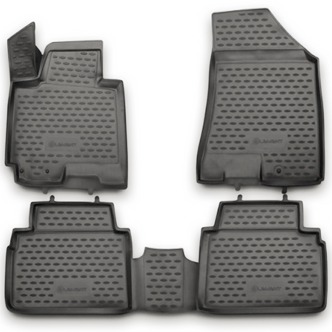 ΠΑΤΑΚΙΑ ΣΕ ΣΚΑΦΗ TPE ΛΑΣΤΙΧΟ ΓΙΑ KIA SPORTAGE 3D 2010-2016 ΣΕ ΑΝΘΡΑΚΙ ΣΚΟΥΡΟ ΓΚΡΙ ΧΡΩΜΑ NOVLINE - 4 ΤΕΜ.